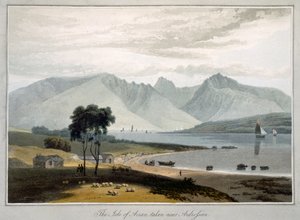 Insel Arran von Ardrossan aus gesehen, aus 