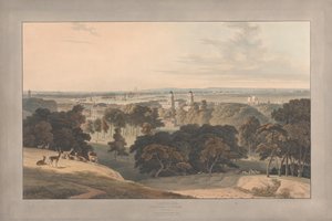 Tafel I: London vom Greenwich Park von William Daniell