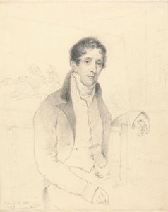Porträt eines Sportkünstlers, möglicherweise W. B. Daniell von William Daniell