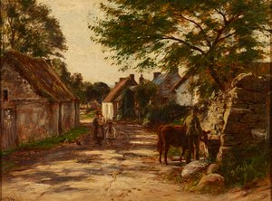 Später Nachmittag auf einem Landweg von William Darling McKay