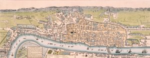 Karte von London von William Darton