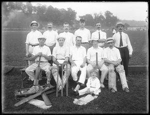 Gruppenporträt des Holdsport Cricket Clubs