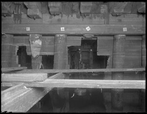 Männer arbeiten im Kanal der W. 129th Street, New York, ca. 1911
