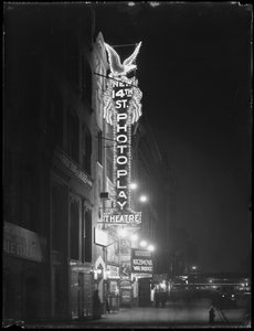 Das neue 14th Street Photoplay Theatre, New York City, 6. Januar 1917