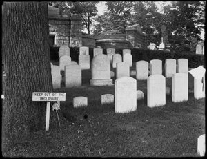 Das Grab von Washington Irving, Sleepy Hollow Cemetery, Tarrytown, N.Y., 8. Juli 1914 von William Davis Hassler