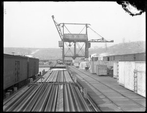 Reisender Direktlader bei der West Shore Rail Road, Weehawken, New Jersey, 1912 von William Davis Hassler