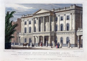 Die London Institution, Finsbury Circus, London von William Deeble