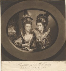 Mrs. Gwynne und Mrs. Bunbury in den Charakteren der lustigen Weiber von Windsor