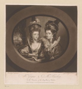 Porträt von Mary Gwyn und Catherine Bunbury