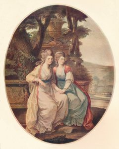 Die Herzogin von Devonshire und Lady Duncannon, 1782 von William Dickinson