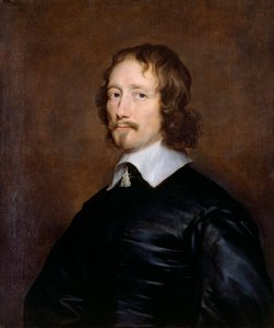Porträt von John Hampden, englischer Politiker und Abgeordneter, Mitte des 17. Jahrhunderts