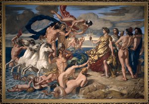 Neptun übergibt Britannia das Reich der Meere von William Dyce