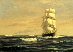 Segelschiff vor der Küste von Maine