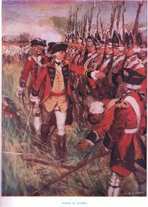 Wolfe bei Quebec 1759 von William Edward Stott