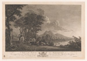 Ansicht der Maas bei Maastricht