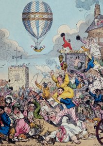 Mr. Sadlers Aufstieg von Hackney, 1811 von William Elmes