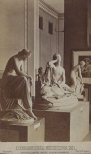 Statuen auf der Internationalen Ausstellung, London von William England