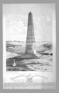 Das Yarborough-Denkmal, Bembridge Down, späte 19. Jahrhundert von William Evans