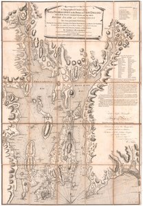 Topographische Karte von Rhode Island von Blaskewitz