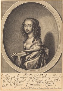 Maria, Prinzessin von Oranien von William Faithorne after Sir Anthony van Dyck
