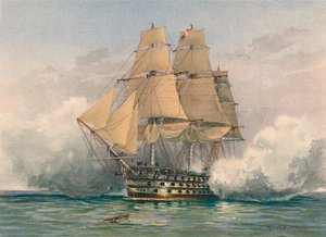 Die Victory, vom Stapel gelaufen 1765, spätes 19. - frühes 20. Jahrhundert