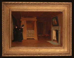 Ein Besuch in der Geisterkammer, 1869 von William Frederick Yeames