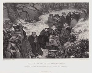 Die Gefahr der Königin Henrietta Maria (Gravur)