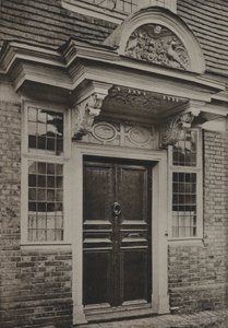 Tür, Burwash, Sussex (s/w Foto)