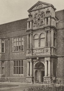 Türöffnung, Nordflügel, Cobham Hall, Kent