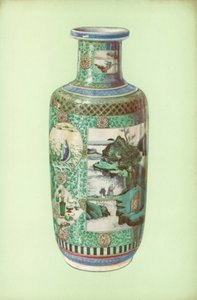 Vase, Familie Verte, Chinesisch, Periode von K