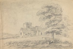 Ansicht der Kirche von Boldre von William Gilpin