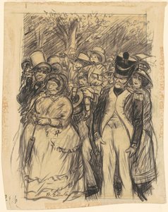 Papa, trag mich—nimm mich in deine Arme von William Glackens