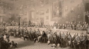 Das Waterloo-Bankett im Aspley House, 18. Juni 1836 von William Greatbach