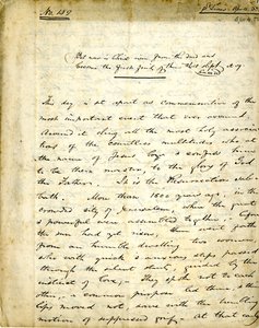 Manuskript der Predigt Nr. 159 von William Greenleaf Eliot, 15. April 1838 von William Greenleaf Eliot