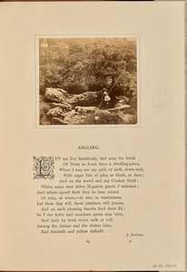 [Ein Junge mit Angelrute und Fischkorb, England] von William Grundy