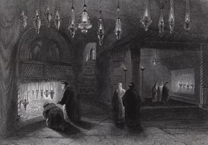 Schrein der Geburt Christi, Bethlehem (Gravur)