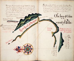 Die Bucht von Colan & Hafen von Paita von William Hack
