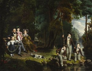 Alexander Masterton und seine Frau und Kinder von William Hamilton