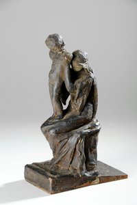 Modell für die Figuren einer Mutter und eines Kindes von William Hamo Thornycroft