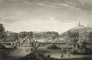 West Wycombe Park, graviert von William Woollett von William Hannan