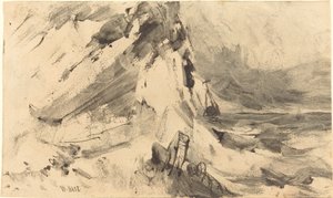 Schiffswrack im Sturm von William Hart