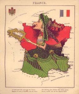 Geographical fun - humorvolle Umrisse verschiedener Länder, mit einer Einführung und beschreibenden Zeilen von William Harvey