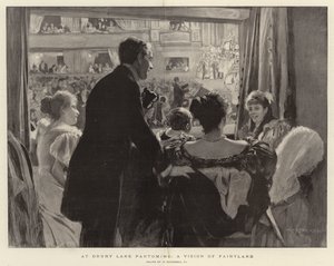 Im Drury Lane Pantomime, eine Vision des Märchenlandes