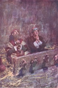 Paulus und Silas im Gefängnis, aus Die Bibelgeschichte, veröffentlicht von Hodder & Stoughton, ca. 1930 von William Hatherell