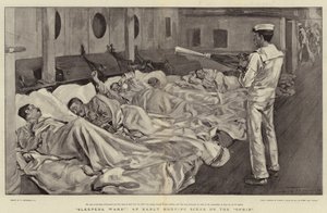 Schläfer, wacht auf!, eine Morgenszene auf der Ophir von William Hatherell