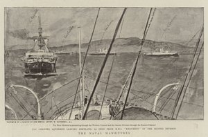Die Marine-Manöver von William Hatherell