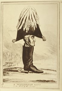 Ein Wellington-Stiefel, oder Der Kopf der Armee, 1827