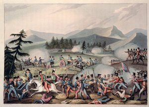 Schlacht von Barrosa, 5. März 1811, geätzt von I. Clarke, aquatintiert von M. Dubourg, 1811 von William Heath