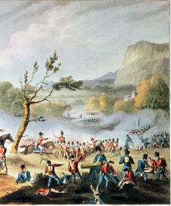 Schlacht von Maida, 4. Juli 1806, graviert von Thomas Sutherland (Detail) von William Heath