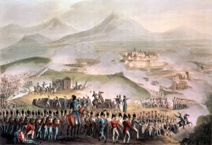 Schlacht von Toulouse, 10. April 1814, graviert von Thomas Sutherland (ca. 1785)